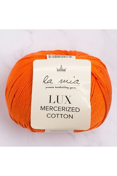 Hobium La Mia Lux Mercerized Cotton Orange Πλεκτό Σχοινί - 194 - 33755