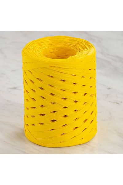 SAVA HOME COLLECTİON Loren Natural Raffia - 90 gr Κίτρινο Χάρτινο Σχοινί