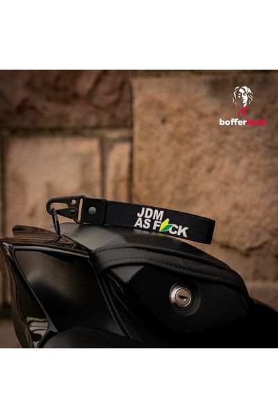 bofferland Ride Tag Motorcycle Automobile Fabric Hook Keychain 43