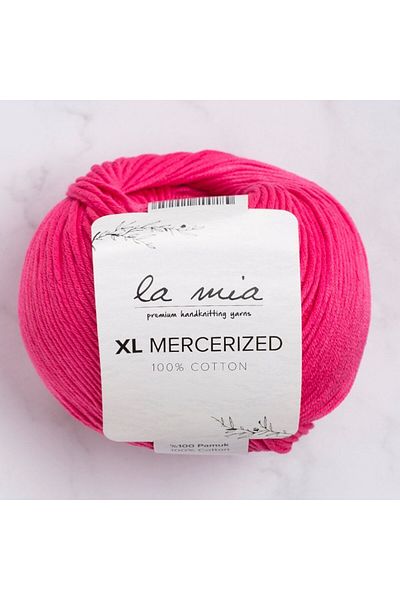 SAVA HOME COLLECTİON La Mia XL Mercerized Φούξια Πλεκτό Κλωστή - 35 - 33763