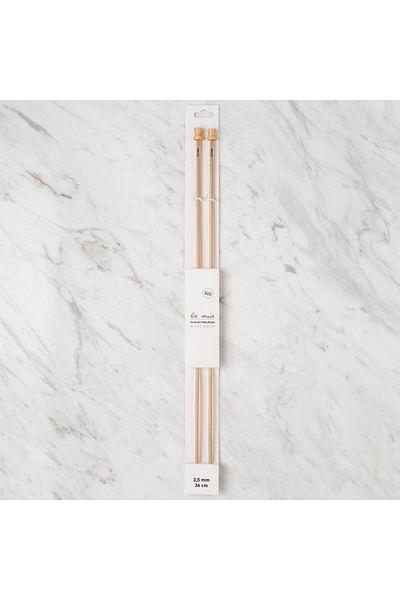 shop La Mia Whitewood 3.5 mm 36 cm Wooden Knitting Skewer