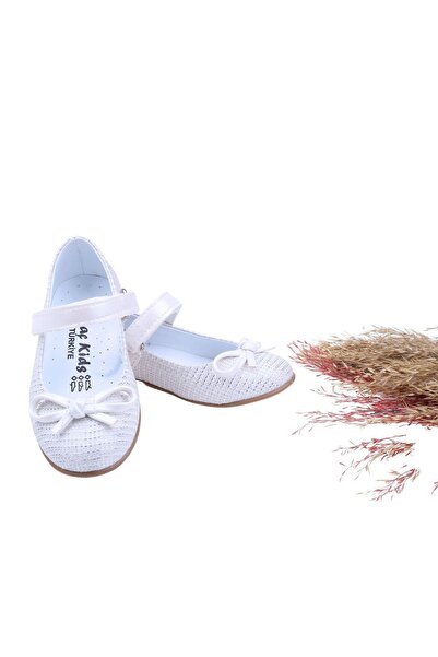 Papuçsepeti Košarica za cipele Ortaç-2079 Balerina za devojčice od lakirane k...