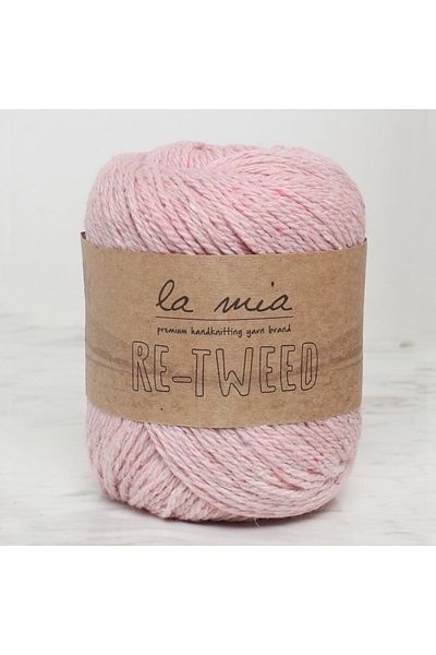 Ethab Ticaret La Mia Re-Tweed Light Pink Melange Hand Knitting Lanyard - L101 - 34414