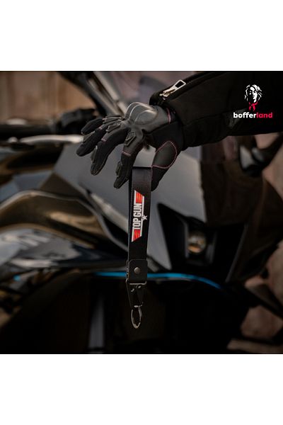 bofferland Ride Tag Motorcycle Automobile Fabric Hook Keychain 29
