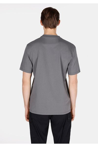 Colin's Comfort Fit Round Neck Plain Men's Anthracite Short Sleeve T-Shirt