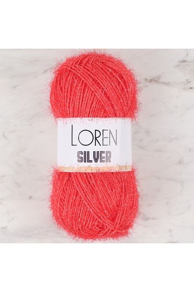 SAVA HOME COLLECTİON Loren Silver Pomegranate Flower Πλεκτό Κλωστή - RS0017 - 34085