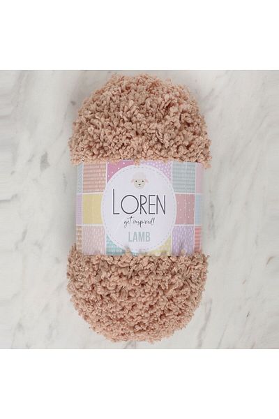 SAVA HOME COLLECTİON Loren Lamb Beige Πλεκτό Σχοινί - R083 - 34421
