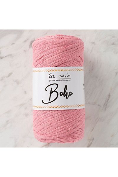 SAVA HOME COLLECTİON La Mia Boho Pink Twist Macrame String - L046 - 33989