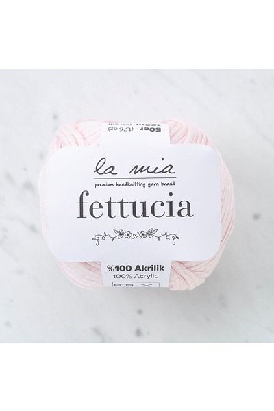 SAVA HOME COLLECTİON Прежда за ръчно плетене La Mia Fettucia в прашно розово - L063 - 33887