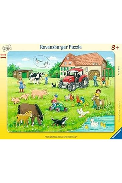 RAVENSBURGER Htpshopmx 50246 11 Piece Large Framed Puzzle Summer in the Village Str Http 1092444