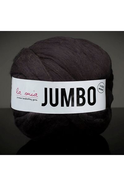 SAVA HOME COLLECTİON La Mia Jumbo Μαύρο Μάλλινο Πλεκτό Χειροποίητο - J8