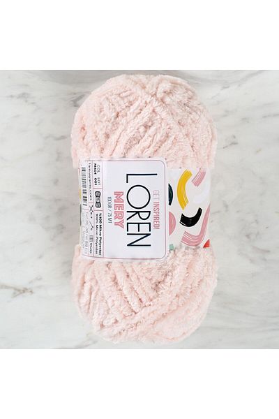 shop Loren Mery Powder Pink Hand Knitting Yarn - M401 - 34309
