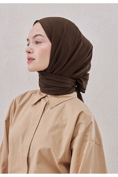 Fresh Bamboo Shawl Dark Brown