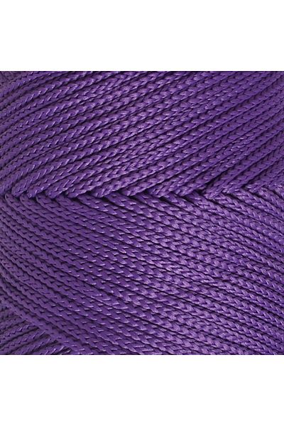 SAVA HOME COLLECTİON Loren Polyester Soft Macrame Σκούρο Μωβ Πλεκτό Χειροποίητο Σχοινί - LM025 - 34434