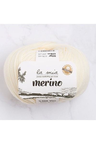 SAVA HOME COLLECTİON La Mia Merino Cream Πλεκτό Σχοινί - L081 - 33776