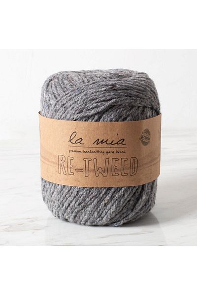 Ethab Ticaret La Mia Re-Tweed Gray Melange Hand Knitting Lanyard - L149 - 34404