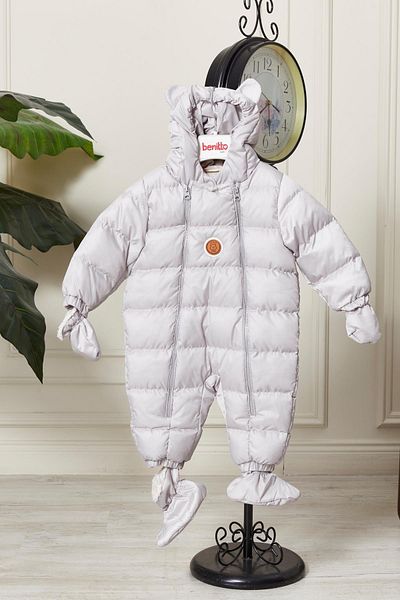 Benittokids Unisex Hooded Zippered Baby Astronaut Jumpsuit 51330