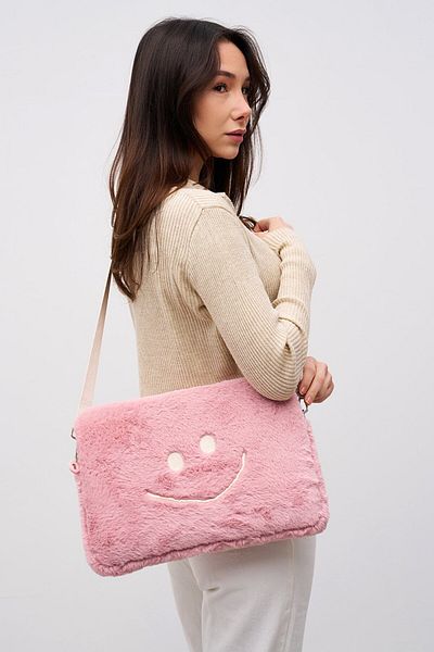 MORCA حافظة كمبيوتر محمول Pink Smile - متوافقة مع مقاسات 13 بوصة و14 بوصة