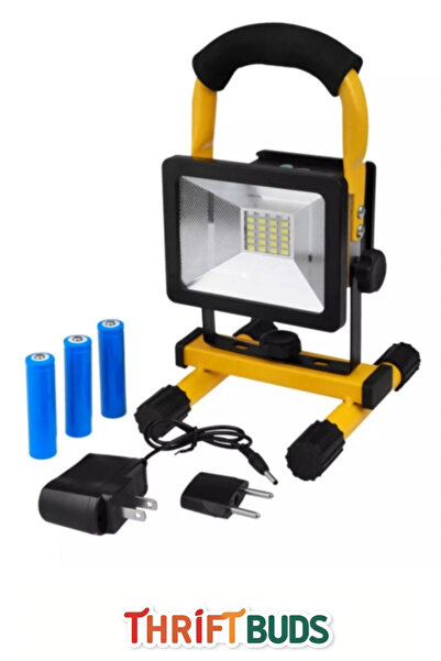 Genel Markalar Premium 2400 Lümen Su Geçirmez IP44 4400 Lityum Pil Şarjlı 100...