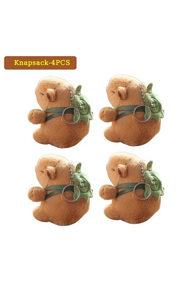 Choice Knapsack 4PCS 1/2/4/6PCSPP Cotton Net Red Lovely Cute Cute Capybara Water Dolphin Pendant Plush Toy
