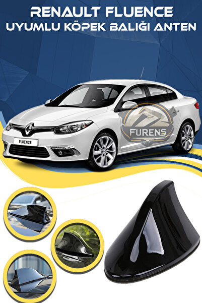 Furens Renault Fluence Uyumlu Oto Balık Sırtı Anten Elektrikli Köpekbalığı Ba...