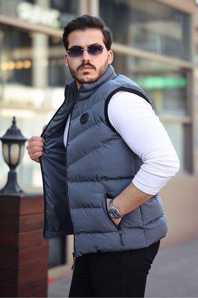 S&M CLOTHİNG New Season Arm Detail Water & Wind Proof Inflatable Vest