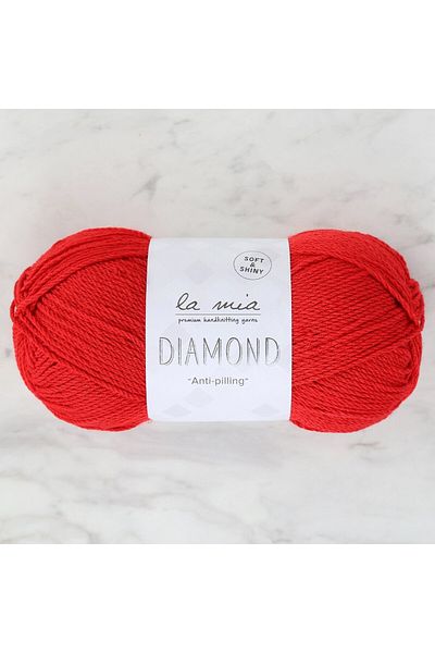 SAVA HOME COLLECTİON La Mia Diamond Red Hand Knitting Yarn - L004 - 33723