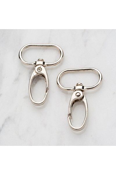 SAVA HOME COLLECTİON Σετ μπρελόκ Loren 3 cm 2 τεμαχίων Ασημί Χρώμα Μακραμέ