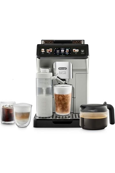 DELONGHİ De'Longhi Eletta Explore, Fully Automatic Coffee machine, Latte Crema Hot and Cool