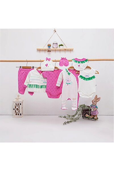 imajbebe Watermelon Baby Girl 8 Piece Hospital Discharge, Bodysuit Set, Baby Set