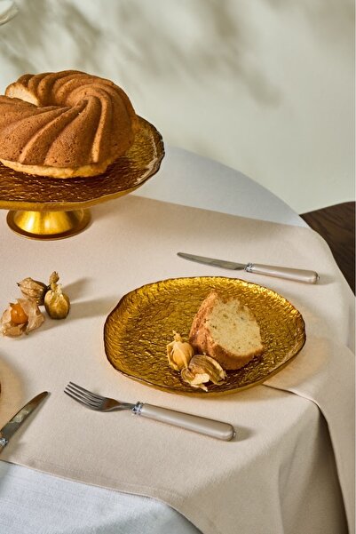 Karaca Zerrin Glass 7 Piece Cake / Dessert Set 28 cm