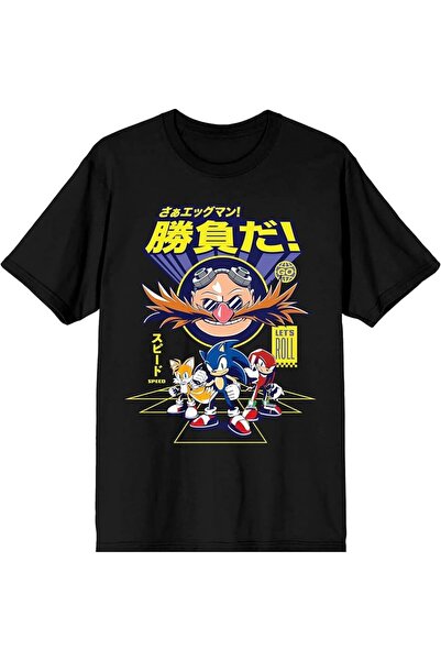 weywot Tricou unisex negru Shadow The Hedgehog Sonic