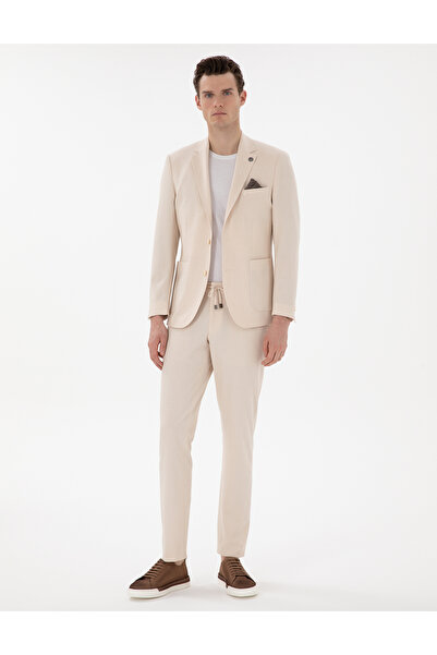 Pierre Cardin Bej Slim Fit Takım Elbise 50302416-VR011