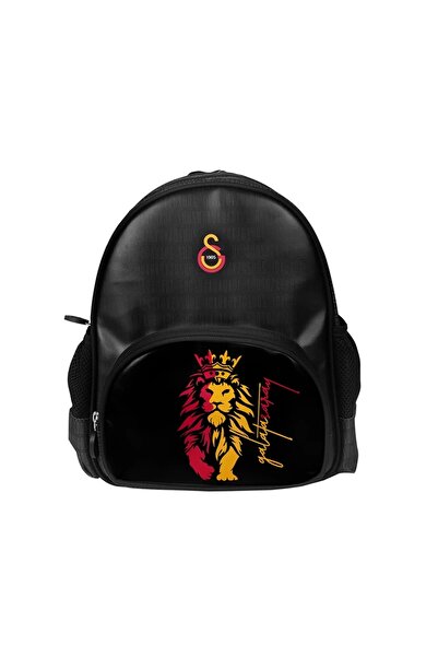 Galatasaray Me 24586 Red&yellow Leon Me Collectıon Anaokulu Suni Deri Sırt Çantası