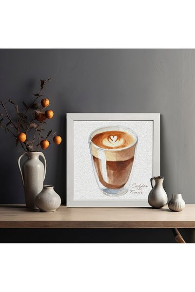HOMEPACK Single Wooden Framed Painting One Piece Poster Painting Ktc/026