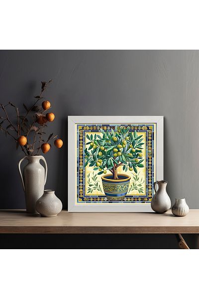 HOMEPACK Pictură cu un singur cadru din lemn Pictură poster dintr-o bucată KTC/024