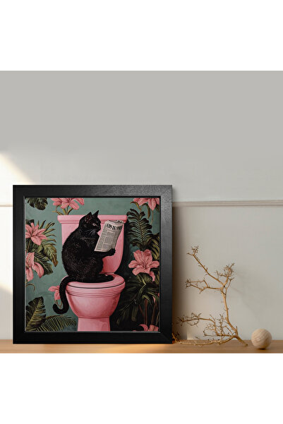 HOMEPACK Tekli Ahşap Çerçeveli Tablo Tek Parça Poster Tablo KTC/016