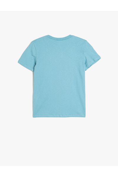 Koton Tricou din bumbac cu mânecă scurtă cu imprimeu dinozaur