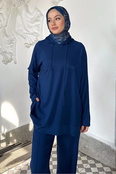 Ovn. Goblin Hooded Comfortable Set - Navy Blue