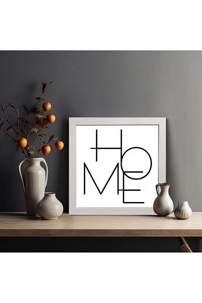 HOMEPACK Single Wooden Framed Painting One Piece Poster Painting Ktc/035