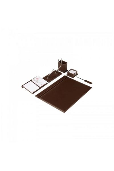Gıpta 7102 Model - 7 Piece Brown Desk Mat Display Set