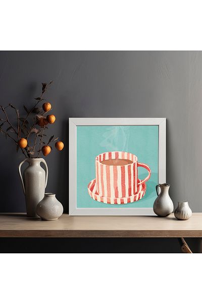 HOMEPACK Single Wooden Framed Painting One Piece Poster Painting Ktc/029