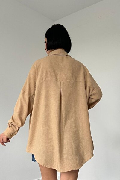 JANES Beige Stone Embroidered Shirt