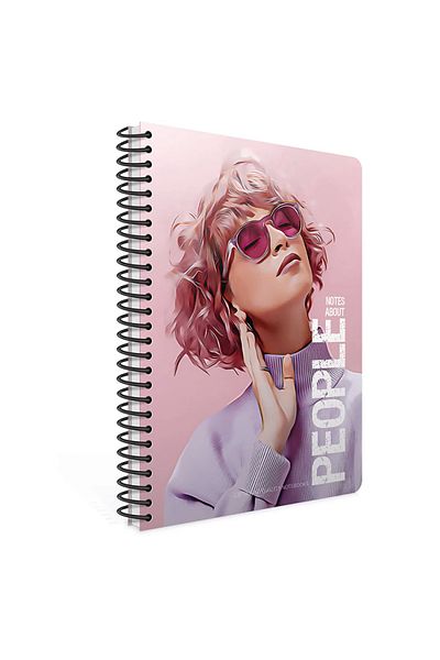 Gıpta GIPTA People - 17x24 Spiral Notebook with Hard Cover, 120YP Checked
