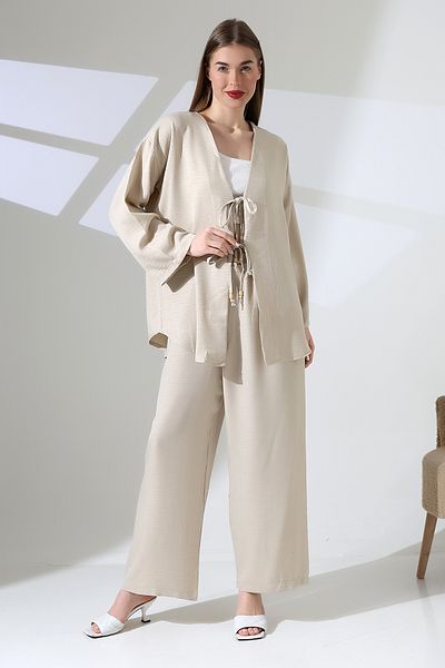 ensade Woven Double Set - Lace-Up