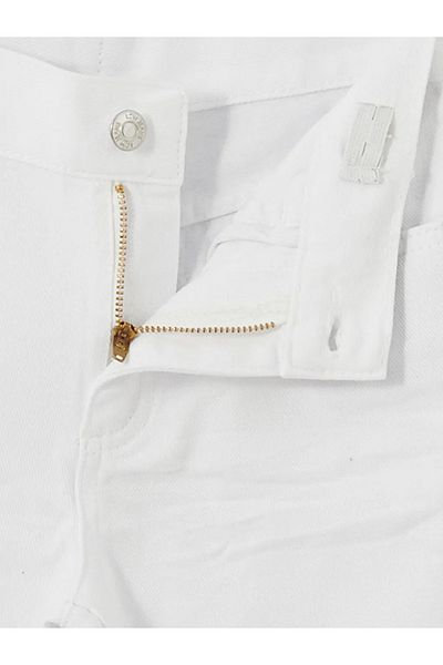LC Waikiki Λευκό Rodeo LCW Παιδικό Λευκό Αγόρι Τζιν Παντελόνι με Ρυθμιζόμενη Μέση