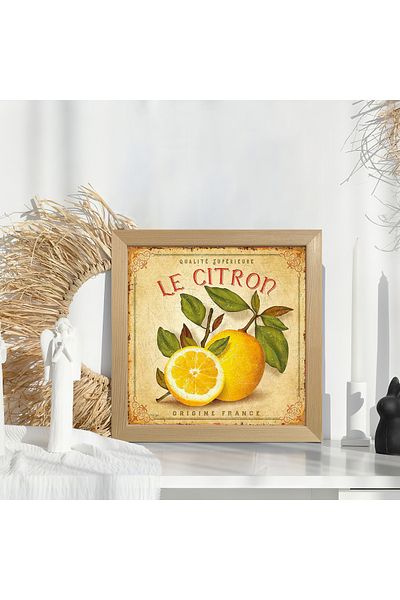 HOMEPACK Единична картина с дървена рамка, единичен плакат, картина KTC/019