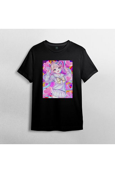 Pixxa Μπλουζάκι Unisex 100% Cotton Crew Neck Model 2