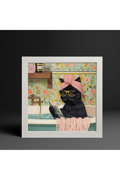 HOMEPACK Single Wooden Framed Painting One Piece Poster Painting Ktc/023
