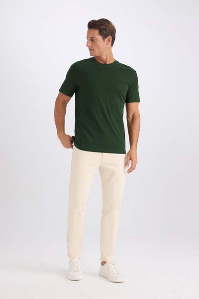 DeFacto Ανδρικό T-shirt V7699az/gn1192 D.green